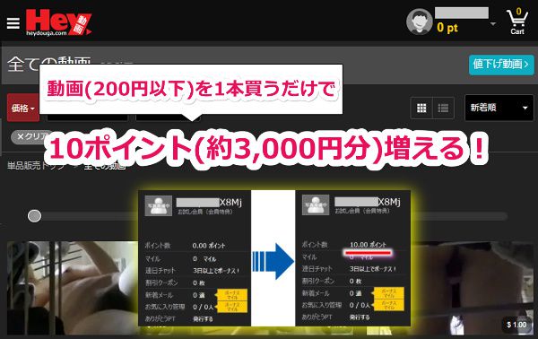 200�~�ȉ���dxlive�̃|�C���g��10�|�C���g�i��3,000�~���j���₷���@
